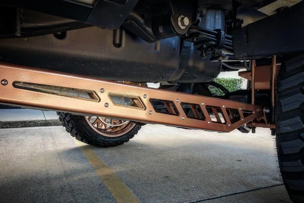 McGaughy's Traction Bar Kit 2020-2026 Silverado/Sierra 3500 Long Bed Raw Finish