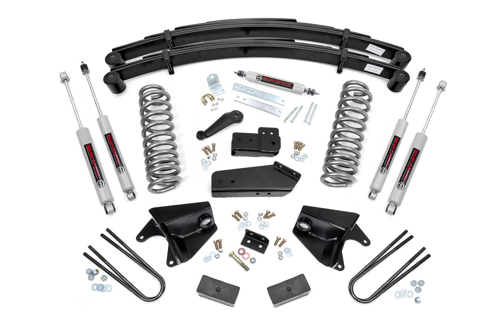 6 Inch Lift Kit RR Springs Ford Bronco/F-150 4WD (1980-1996) Rough Country