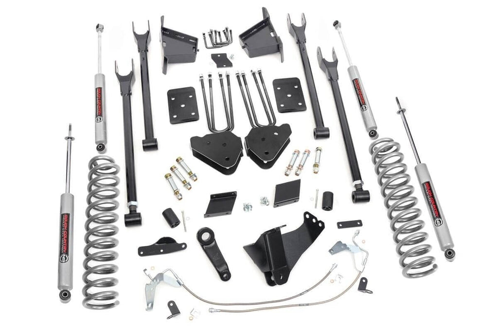 6 Inch Lift Kit 4-Link No OVLD Ford F-250 Super Duty 4WD (2015-2016) Rough Country