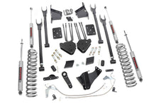 Cargar imagen en el visor de la galería, 6 Inch Ford 4-Link Suspension Lift Kit N3 Shocks No Rear Overload Springs 15-16 F-250 4WD Diesel Rough Country