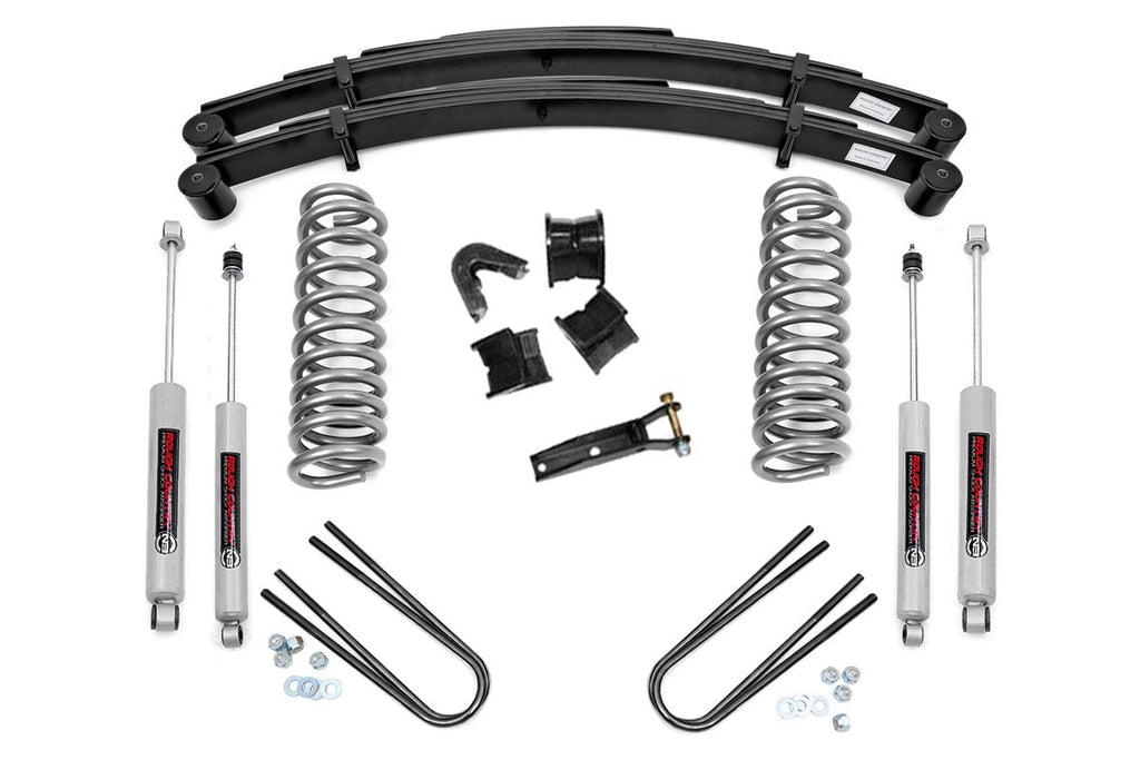 4 Inch Lift Kit Rear Springs Ford Bronco 4WD (1978-1979) Rough Country