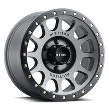 Cargar imagen en el visor de la galería, Method MR305 NV 18x9 / +18mm Offset / 6x135 BP / 94mm CB / Titanium - Matte Black Lip Wheel