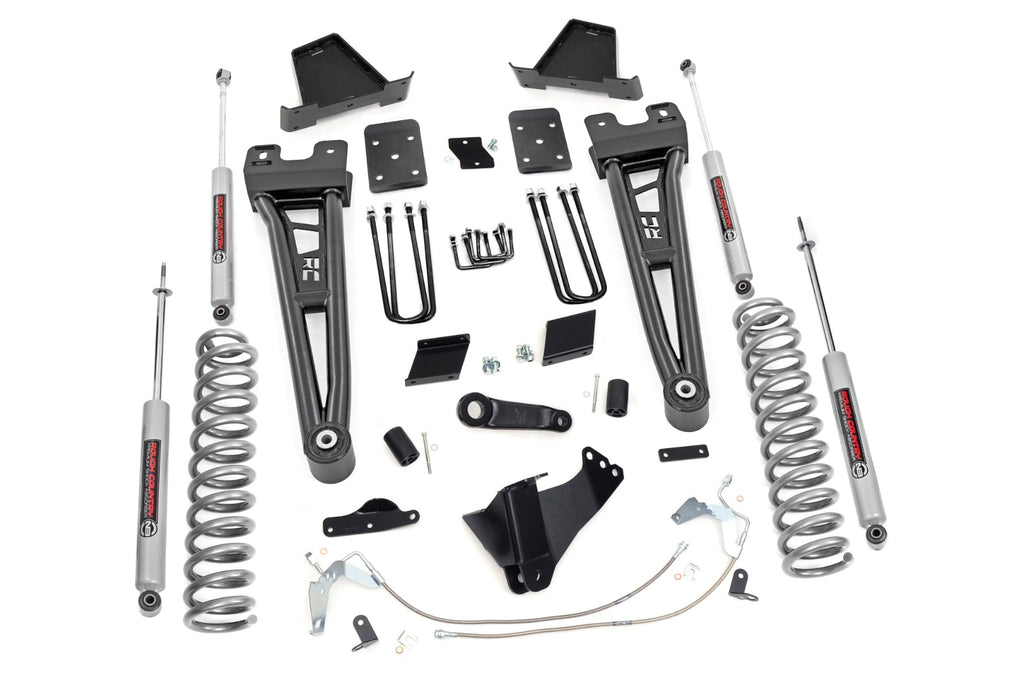 6 Inch Lift Kit Diesel Radius Arm No OVLD Ford F-250 Super Duty (15-16) Rough Country