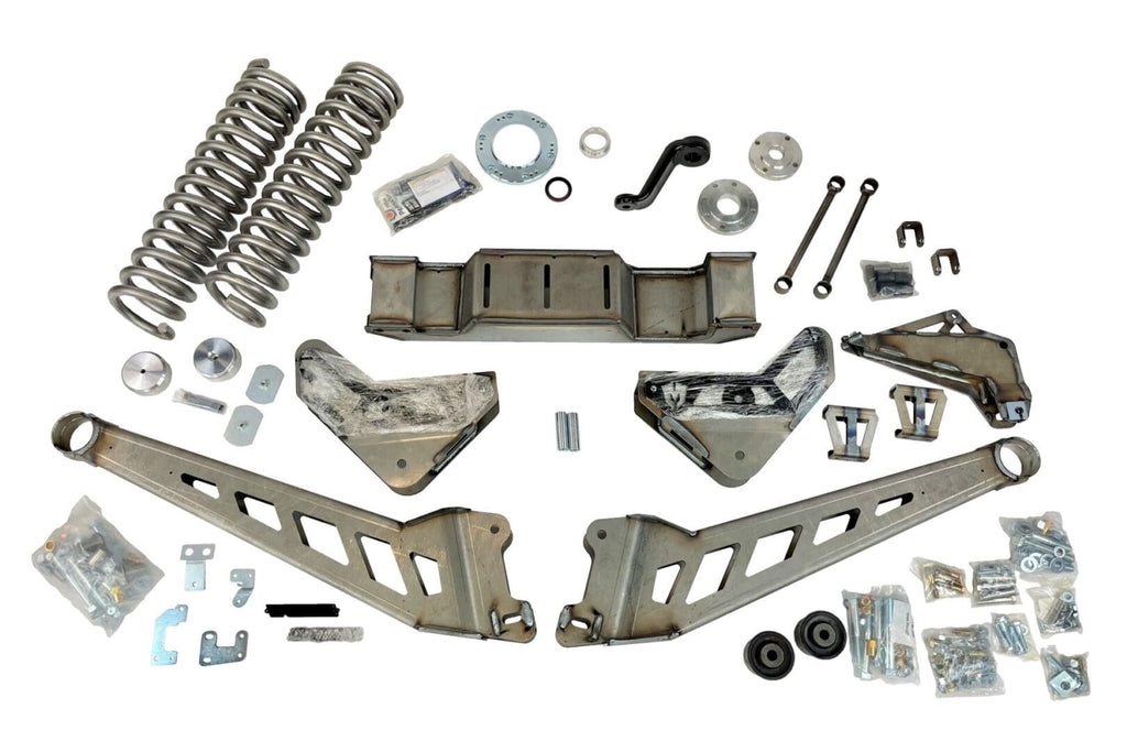McGaughy's 10 Inch Premium Lift Kit with Radius Arms 2014-2018 Dodge Ram 2500 4WD Raw Finish