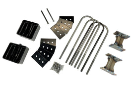 McGaughy's 10 Inch Premium Lift Kit with Radius Arms 2013-2018 Dodge Ram 3500 4WD Raw Finish