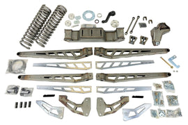 McGaughy's 10 Inch Premium Lift Kit with 4-Link 2019-2024 Dodge Ram 2500 4WD Raw Finish