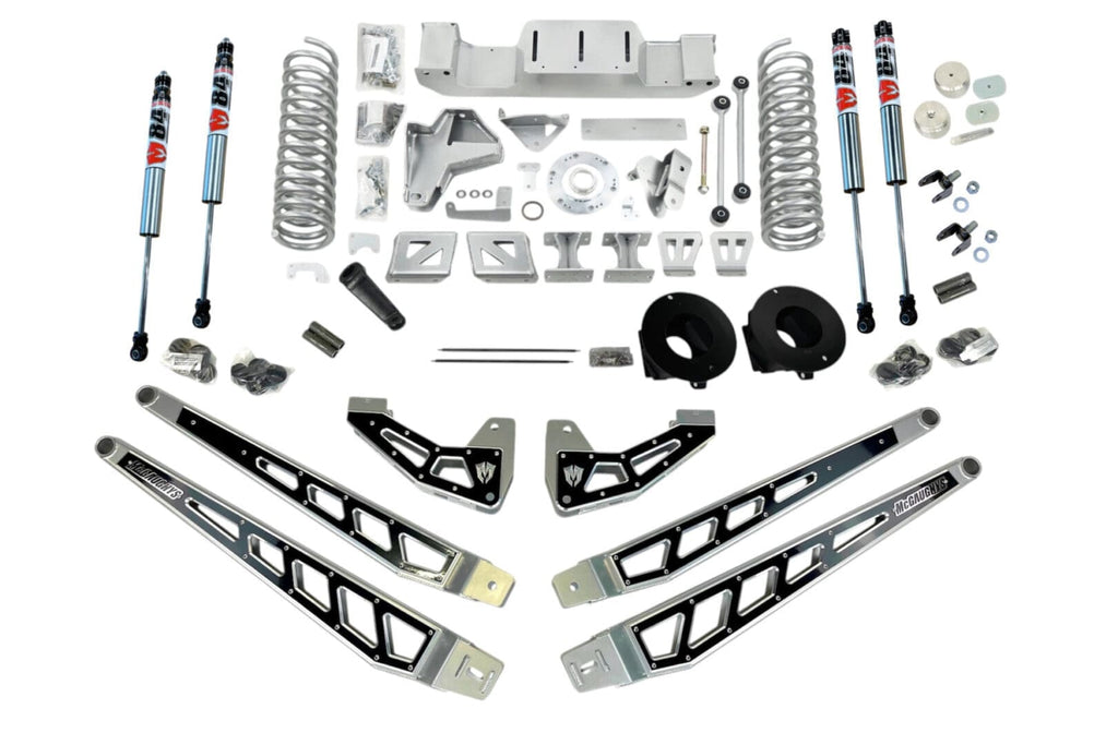 McGaughy's 6 Inch Premium Lift Kit 2019-2024 Dodge Ram 2500 4-Link Kit 4WD with Rear Air Suspension