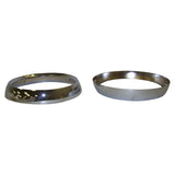 Headlamp Bezel Set, Left & Right, Chrome
