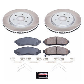 Power Stop 16-22 Nissan Frontier Front Semi-Coated Rotor Kit