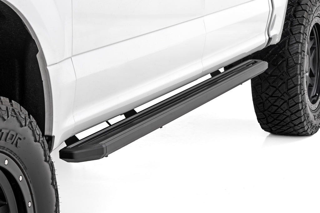 Multi-Color LED Running Boards Crew Cab Ford F-150/Lightning/F-250/F-350/Raptor (15-26) Rough Country