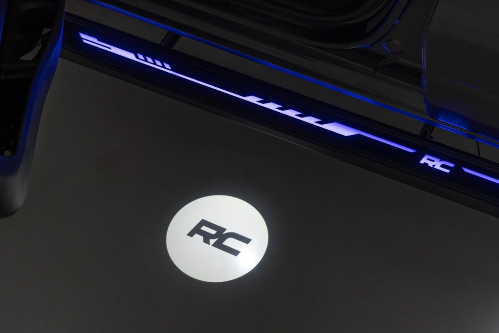 Multi-Color LED Running Boards 4-Door Ford Bronco 4WD (2021-2025) Rough Country