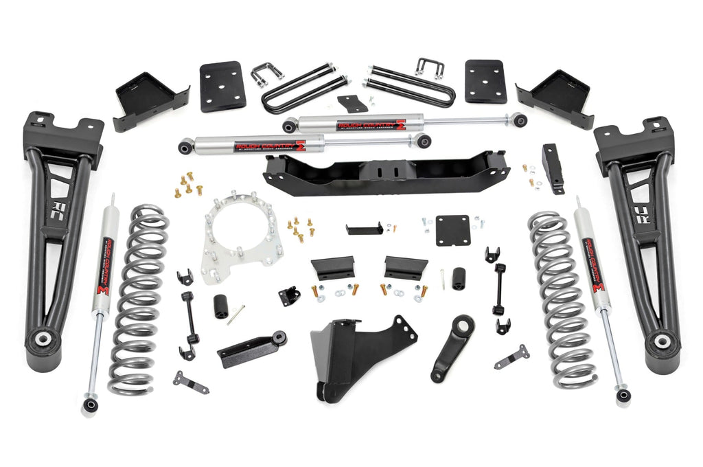6 Inch Lift Kit OVLD M1 Shocks Ford F-250/F-350 Super Duty 4WD (17-22) Rough Country