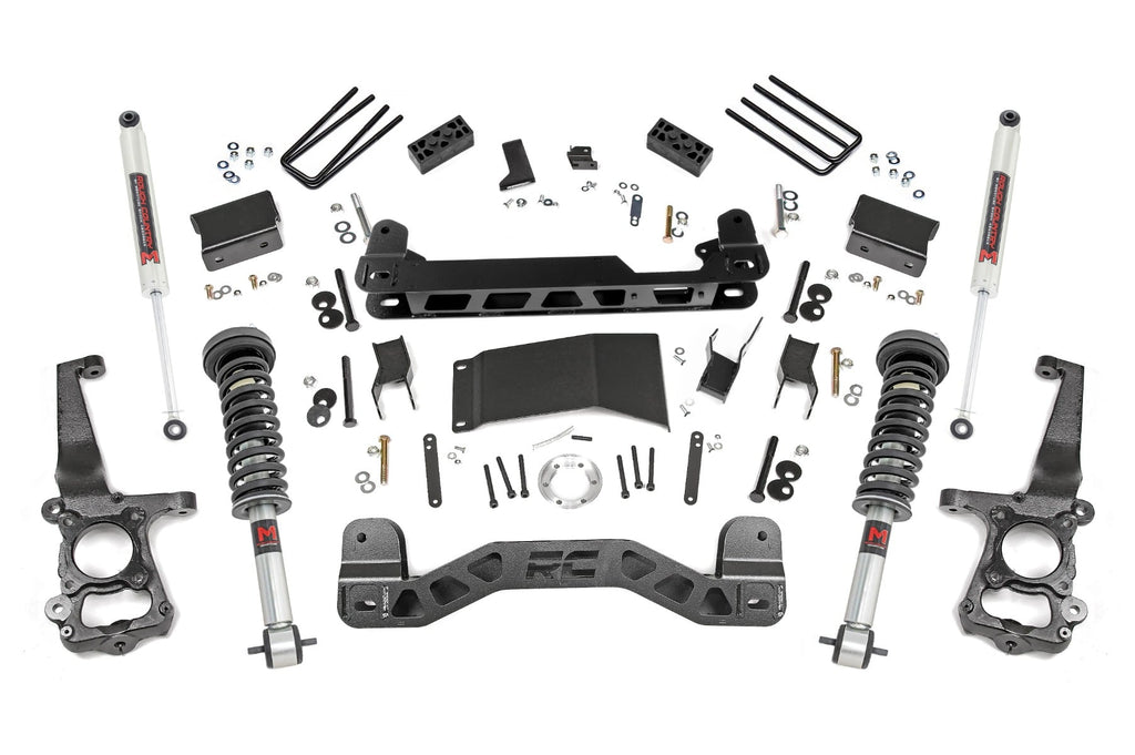 4 Inch Lift Kit M1 Struts/M1 Ford F-150 4WD (2015-2020) Rough Country