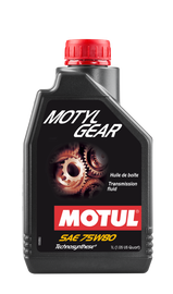 Motul 1L Transmision MOTYLGEAR 75W80 - Technosynthese - API GL-5 / MIL-L-2105D