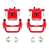 Power Stop 07-12 Nissan Altima Rear Red Calipers w/Brackets - Pair