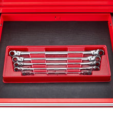 Load image into Gallery viewer, ICON Extra Long Professional Double Box Flex Ratcheting Wrench Set, 5-Piece | WRDBFM-5 | 56694