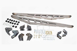 McGaughy's Traction Bar Kit 2005-2016 Ford F-350 4WD Short Bed Raw Finish