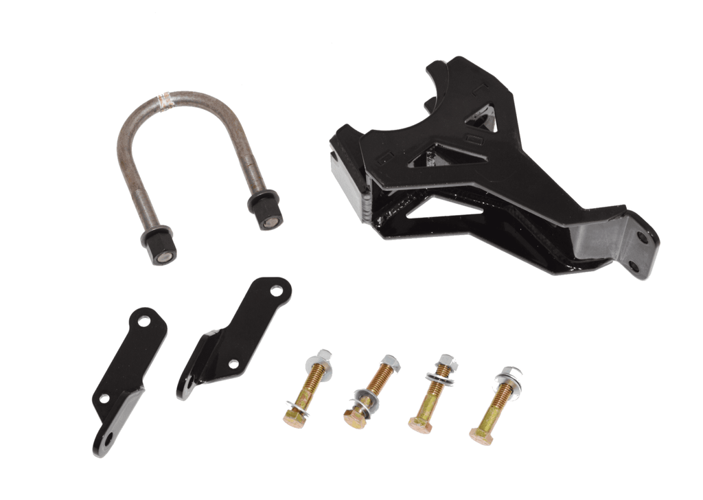 McGaughy's Dual Steering Stabilizer Bracket Kit 2005-2026 Ford F250/F350 Raw Finish