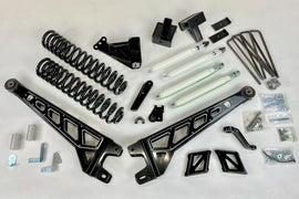 McGaughy's 6 Inch Premium Lift Kit S/S Black 2017-2022 Ford F250 4WD