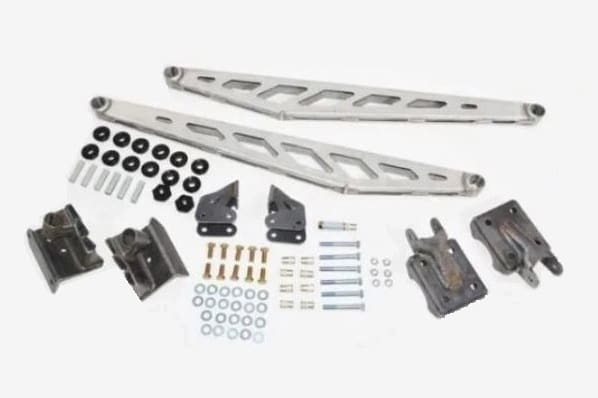 McGaughy's Traction Bar Kit 2017-2022 Ford F-250 4WD Raw Finish