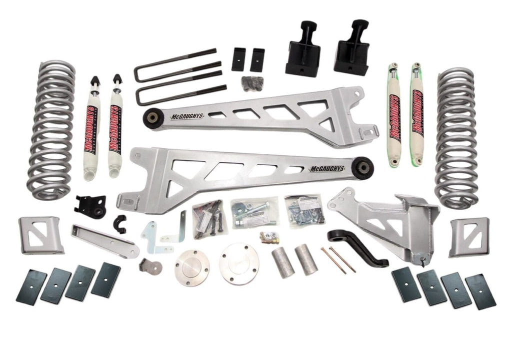 McGaughy's 8 Inch Premium Lift Kit 2017-2022 Ford F350 4WD with Flange Style Rear Driveline