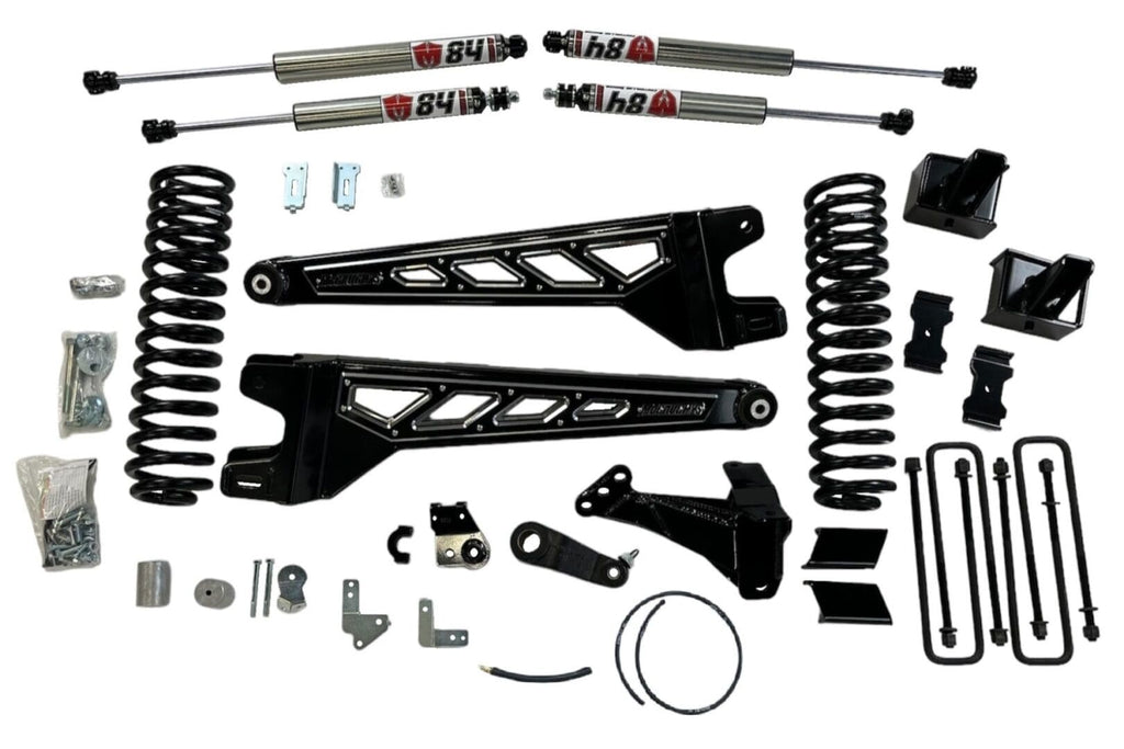 McGaughy's 4.5 Inch Premium Lift Kit S/S Black 2023-2026 Ford F250 4WD