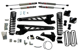 McGaughy's 4.5 Inch Premium Lift Kit S/S Black 2023-2024 Ford F450 4WD