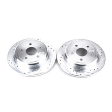 Cargar imagen en el visor de la galería, Power Stop 06-10 Jeep Commander Rear Evolution Drilled &amp; Slotted Rotors - Pair