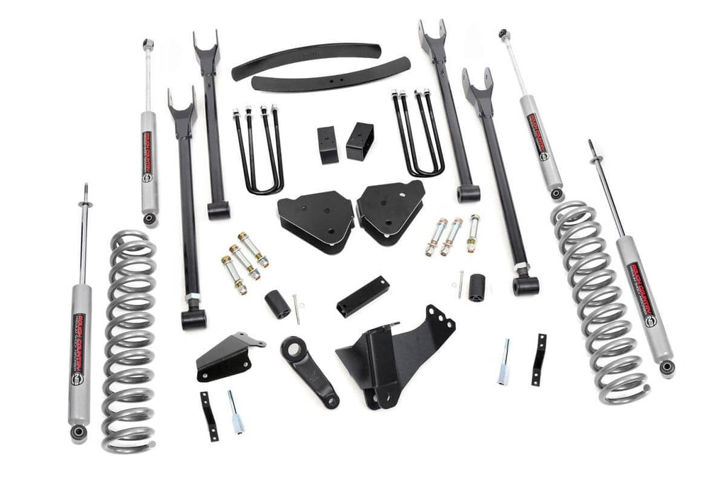 6 Inch Lift Kit Diesel 4 Link OVLDS Ford F-250/F-350 Super Duty (05-07) Rough Country