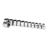 ICON Professional 3/8 in. Drive Metric Shallow Socket Set, 12 Piece | S2SM-12 | 58104
