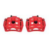 Power Stop 10-11 Cadillac SRX Rear Red Calipers w/Brackets - Pair