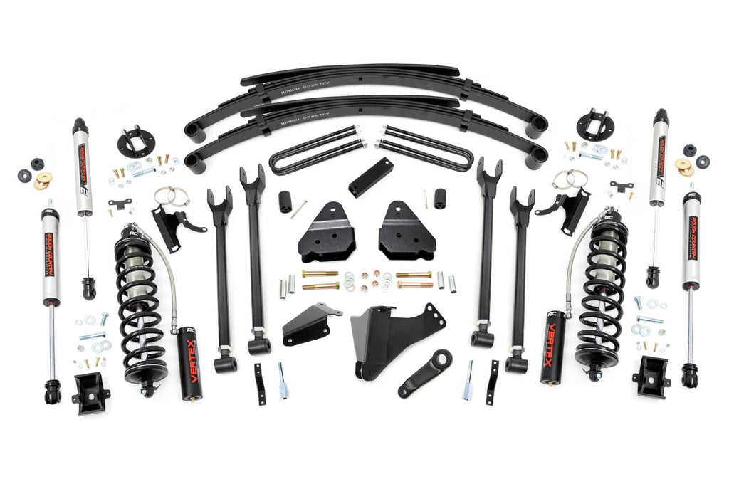 6 Inch Lift Kit Diesel 4 Link RR Spring C/O V2 Ford F-250/F-350 Super Duty (05-07) Rough Country