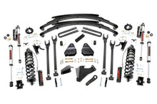 Cargar imagen en el visor de la galería, 6 Inch Lift Kit Gas 4 Link RR Spring C/O Vertex Ford F-250/F-350 Super Duty (05-07) Rough Country