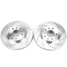 Cargar imagen en el visor de la galería, Power Stop 06-12 Ford Fusion Front Evolution Drilled &amp; Slotted Rotors - Pair