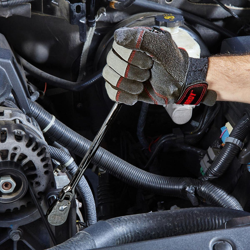 ICON 3/8 in. Drive Professional 90 Tooth Long Reach Flex Head Ratchet | R2LF | 58585