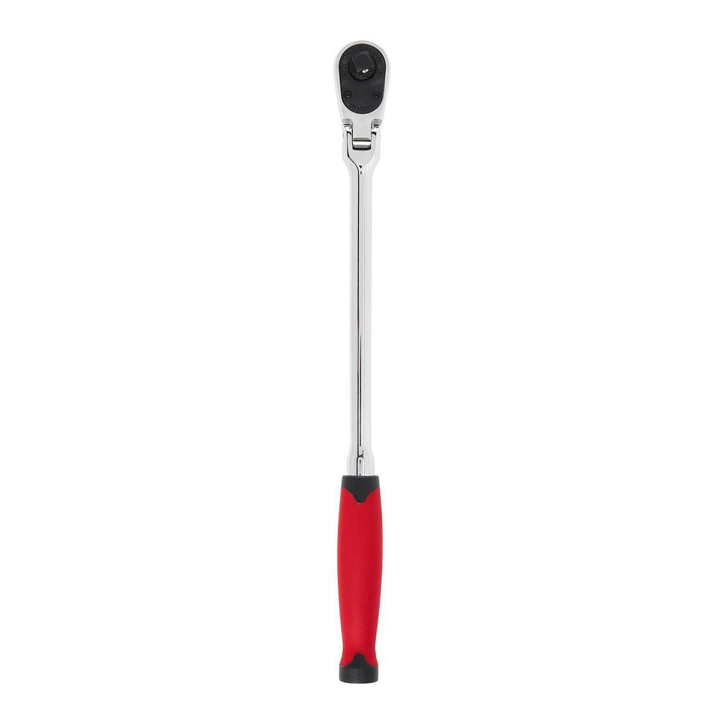 ICON 3/8 in. Drive Professional 90 Tooth Long Reach Flex Head Ratchet w/ Comfort Grip | R2LFG | 58590