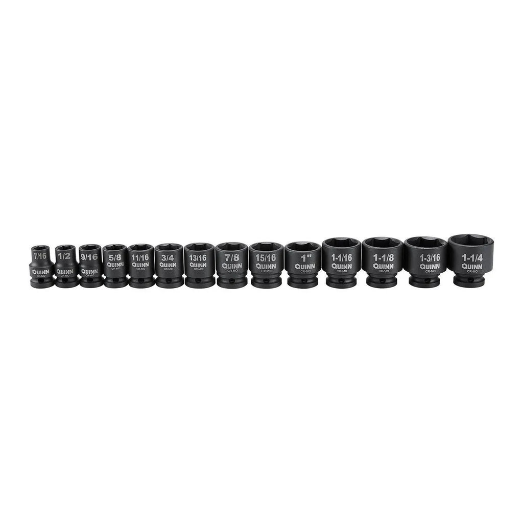Quinn 61 Piece 1/2" Drive Master Impact Socket Set | 58680 | SAE / Metric