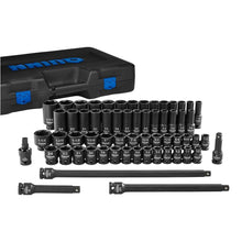 Load image into Gallery viewer, Quinn 61 Piece 1/2" Drive Master Impact Socket Set | 58680 | SAE / Metric