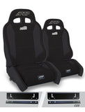 PRP Seats 97-02 Jeep Wrangler TJ Enduro Elite Suspension Seat Crawl Edition (Pair) - Black