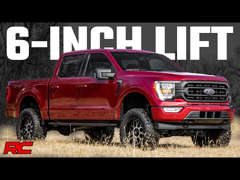 6 Inch Lift Kit N3 Struts/V2 2021 Ford F-150 4WD Rough Country