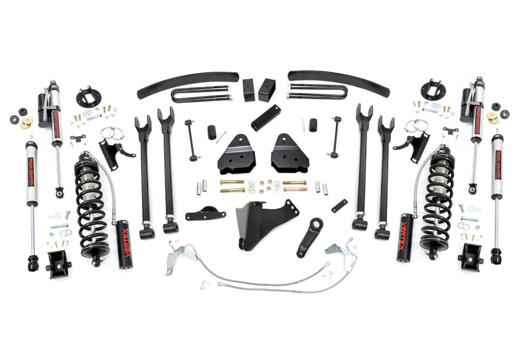 6 Inch Lift Kit Gas 4 Link C/O Vertex Ford F-250/F-350 Super Duty (08-10) Rough Country