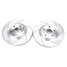 Cargar imagen en el visor de la galería, Power Stop 08-14 Cadillac CTS Front Evolution Drilled &amp; Slotted Rotors - Pair