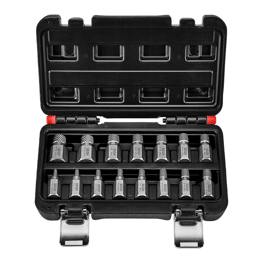 ICON Multi-Spline Screw Extractor Set, 15-Piece | XMS-15 | 59194