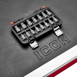 ICON Multi-Spline Screw Extractor Set, 15-Piece | XMS-15 | 59194