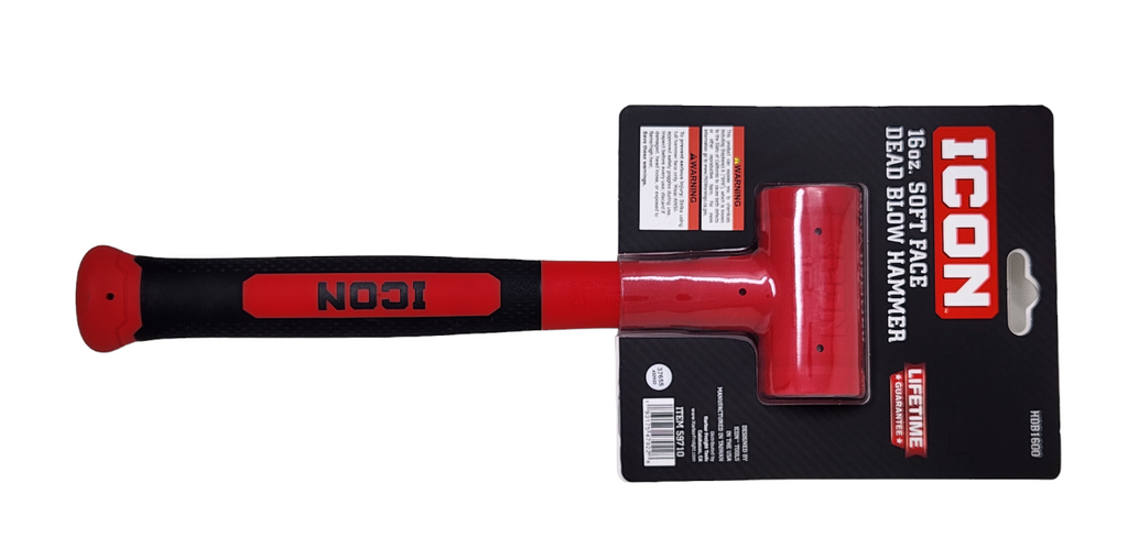 ICON 16 oz. Soft Face Dead Blow Hammer | 59710 | HDB1600