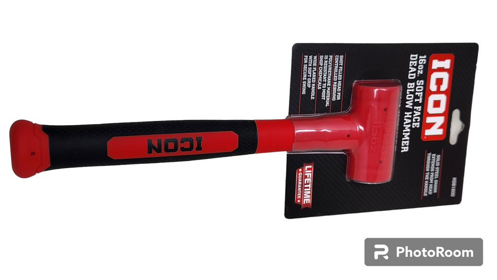 ICON 16 oz. Soft Face Dead Blow Hammer | 59710 | HDB1600