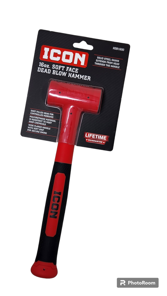 ICON 16 oz. Soft Face Dead Blow Hammer | 59710 | HDB1600