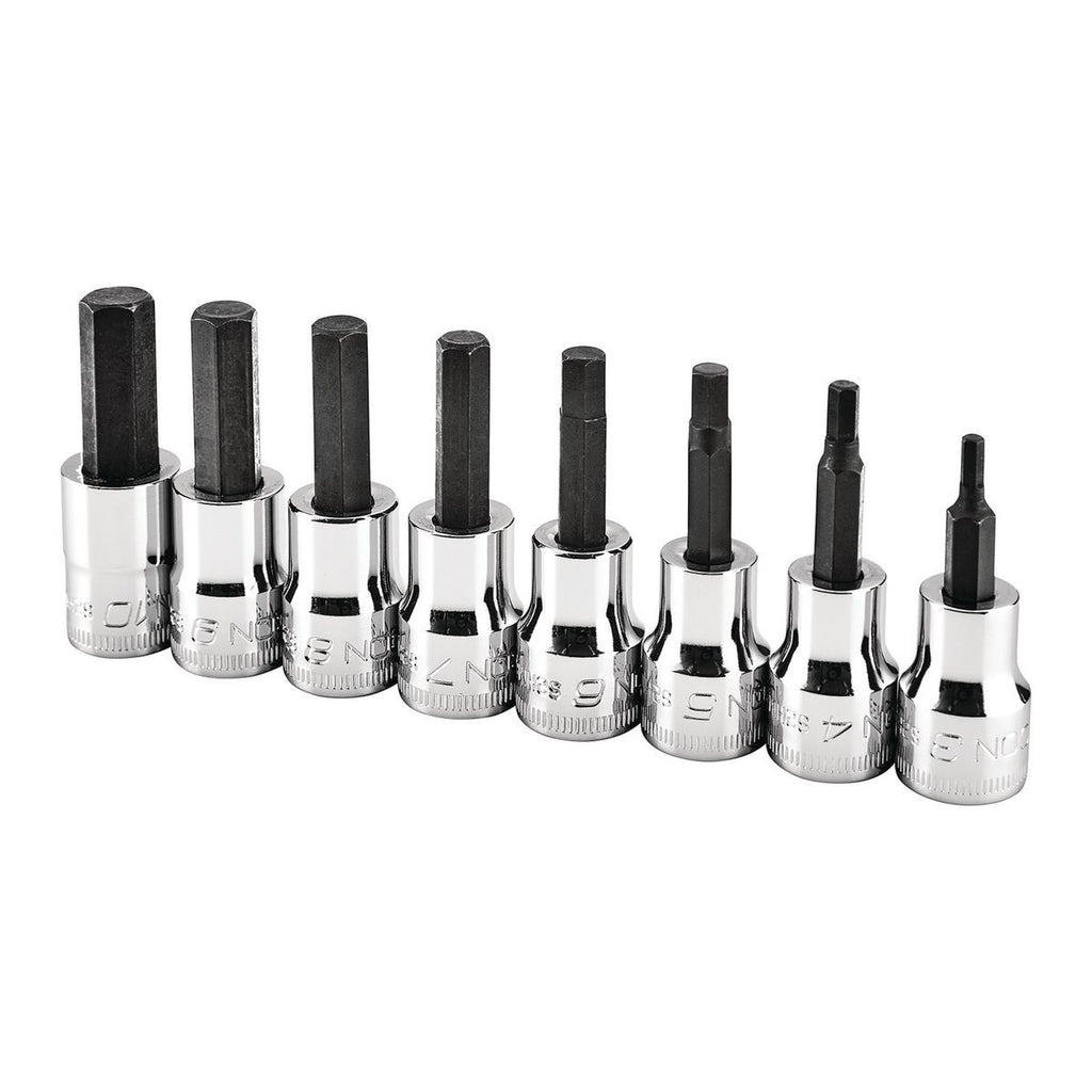 ICON 3/8 in. Drive Metric Professional Hex-Bit Socket Set, 8-Piece | S2HM-8 | 56205