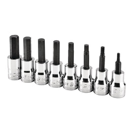 ICON 3/8 in. Drive Metric Professional Hex-Bit Socket Set, 8-Piece | S2HM-8 | 56205