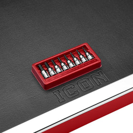 ICON 3/8 in. Drive SAE Professional Hex-Bit Socket Set, 8-Piece | S2HS-8 | 59742